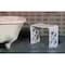 Alfi Brand Designer White Matte Solid Surface Resin Bathroom / Shower Stool ABST88 - alternate 6